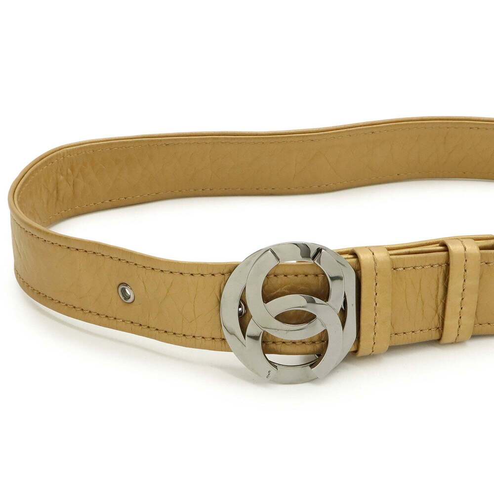 CHANEL Gold Leather Logo Shoulder Bag - Picture 6 of 9